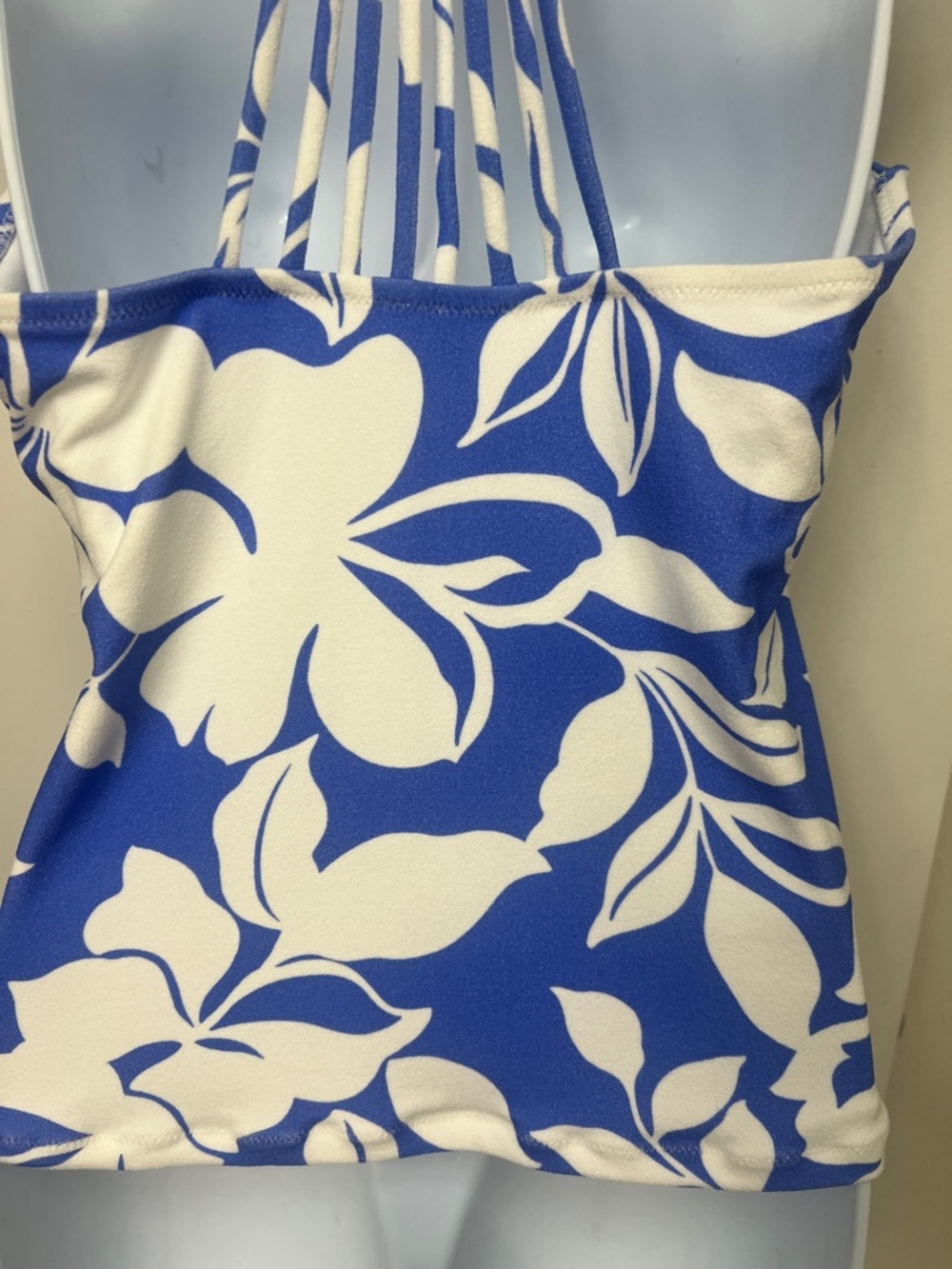 Raisins Glass Beach Noumea Terry Texture Tankini Swim Top. Sz. XL, Strappy back - Picture 6 of 10